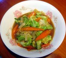 image of cabbage chop suey 