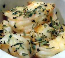 image of garlic prawns